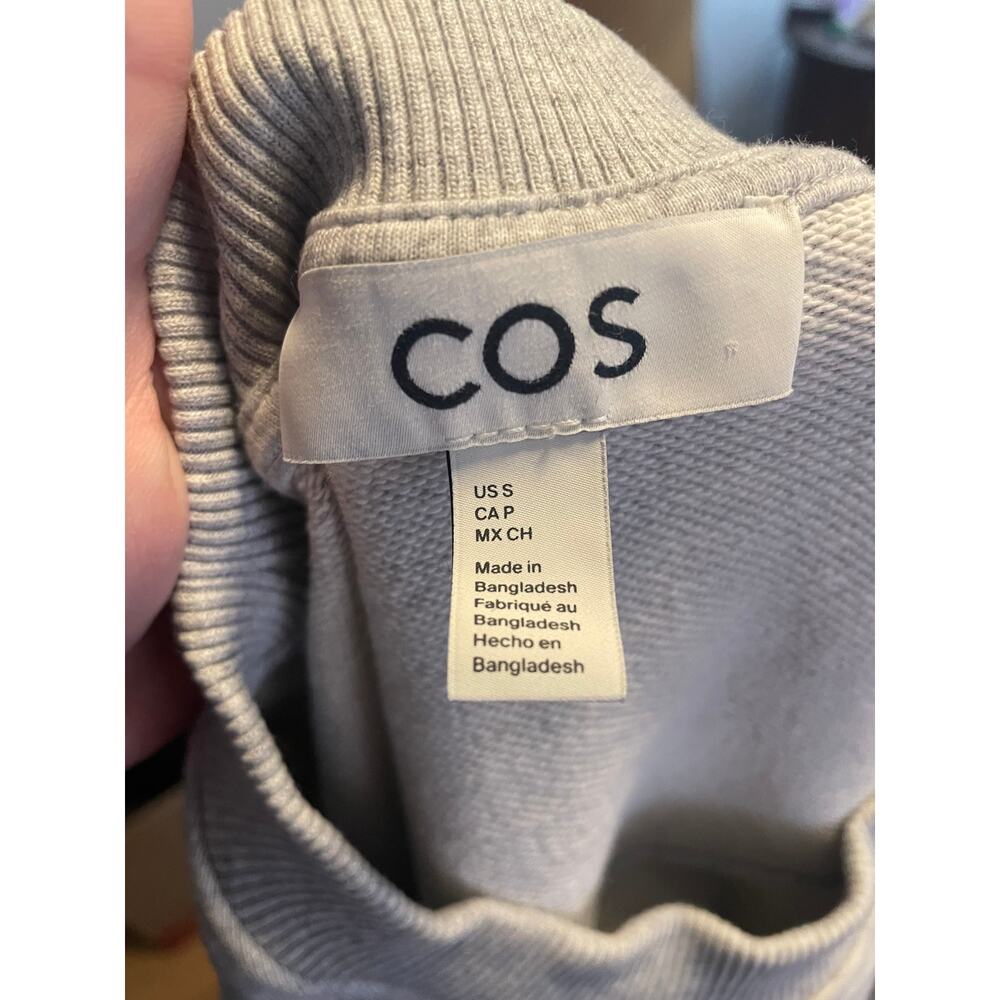 COS Sweatshirt - Gray - Size Small - Picture 3 of 3